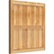 Ekena Millwork Framed Board-n-Batten Shutters, Rough Sawn Western Red Cedar, 26 7/8W x 27H, PR RBF06S26X027RWR - alternate 3